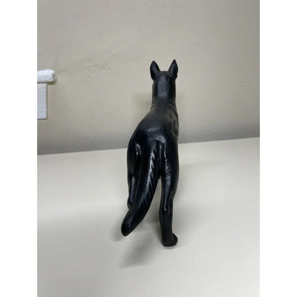 Black German Shepherd Dog Porselain Figurine 7
